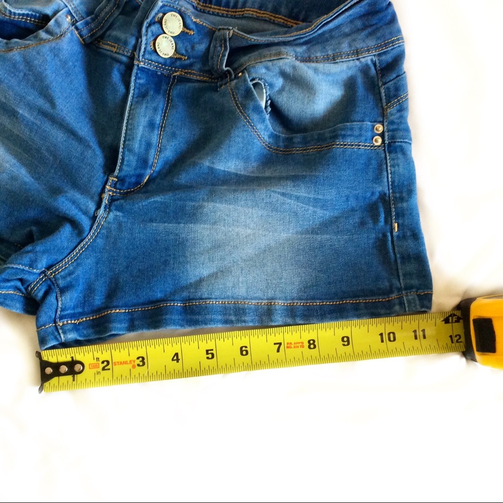YMI Wanna Betta Butt stretchy denim shorts size 11 Juniors - Picture 7 of 11